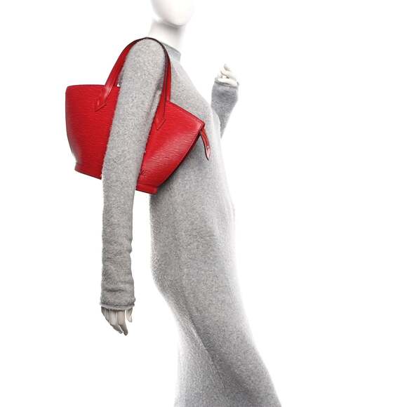 Epi Saint Jacques Pm Castillan Red #221251L47B - Picture 2 of 9